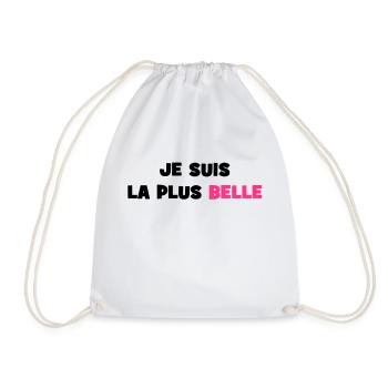 Je suis la plus belle - Sac de sport léger - blanc - Devant