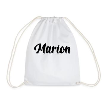 Marion - Turnbeutel - Weiß - Vorne