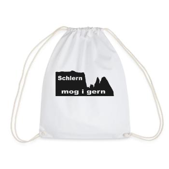 Schlern - Turnbeutel - Weiß - Vorne