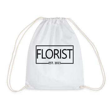 Fleuriste Est. 2023 Étudiant fleuriste diplômé - Sac de sport léger - blanc - Devant