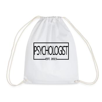 Psychologe Est. 2023 Abschluss Psychologie Geschenk - Turnbeutel - Weiß - Vorne
