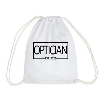 Opticien Est. 2023 Cadeau étudiant opticien diplômé - Sac de sport léger - blanc - Devant