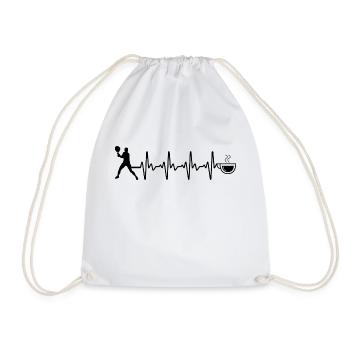 Heartbeat Café et Tennis - (2) - Sac de sport léger - blanc - Devant
