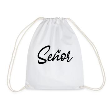Señor Engagement Groom To Be Wedding Party - Drawstring Bag - white - Front