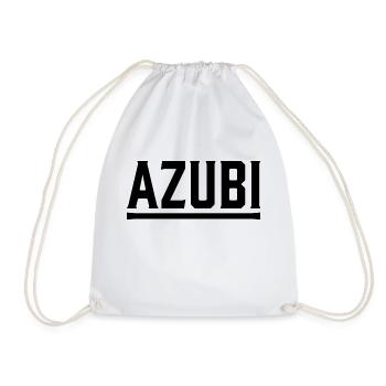 Azubi Tshirt 4 23 schwarz - Turnbeutel - Weiß - Vorne