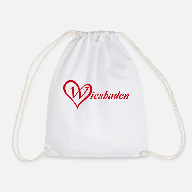 Wiesbaden - Turnbeutel - Weiß