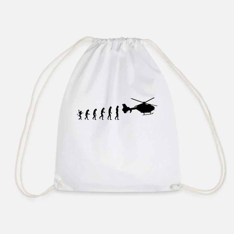 Évolution du pilote d’hélicoptère - Sac de sport léger - blanc