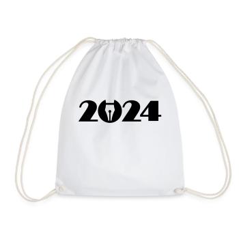 Schriftsteller 2024, Dichter 2024 - Turnbeutel - Weiß - Vorne