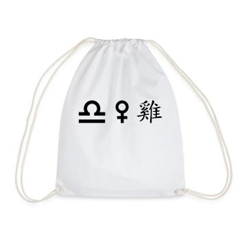 Balance Vénus Coq - Sac de sport léger - blanc - Devant