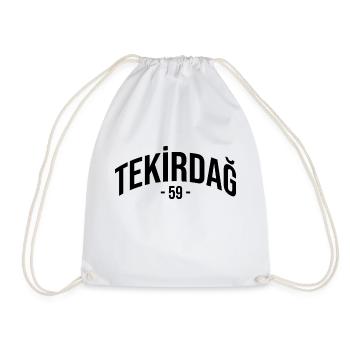 Tekirdag 59 Turkey Turkiye Gift Holiday TR Türk - Drawstring Bag - white - Front