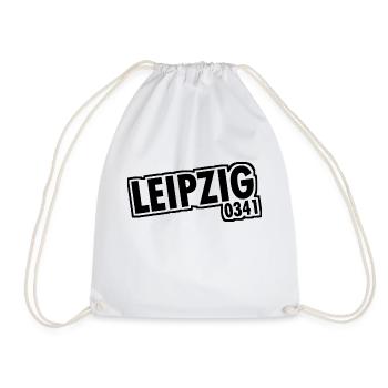 Leipzig - 0341 - Indicatif régional - Saxe - Sac de sport léger - blanc - Devant
