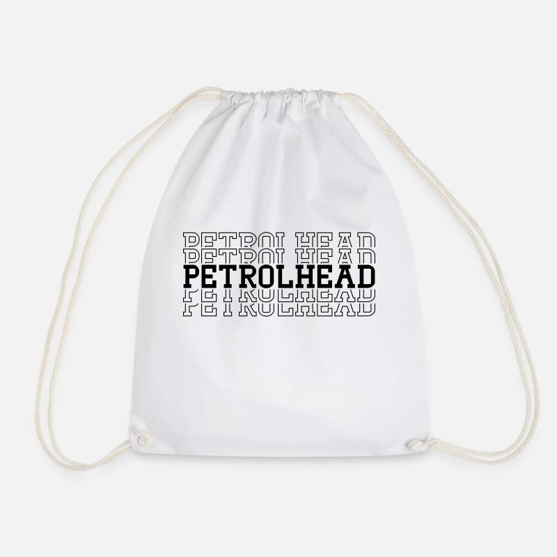 petrolhead - Turnbeutel - Weiß