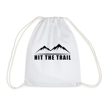 Trail Running Sports - Drawstring Bag - white - Front
