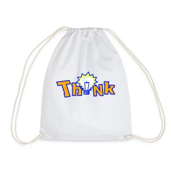 think Skateboards - Drawstring Bag - white - Front