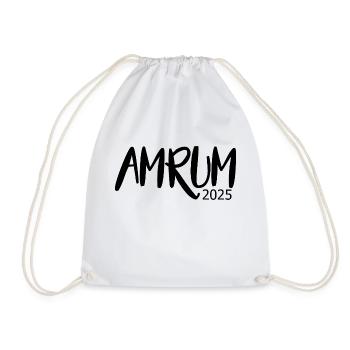 Amrum 2025 - Drawstring Bag - white - Front