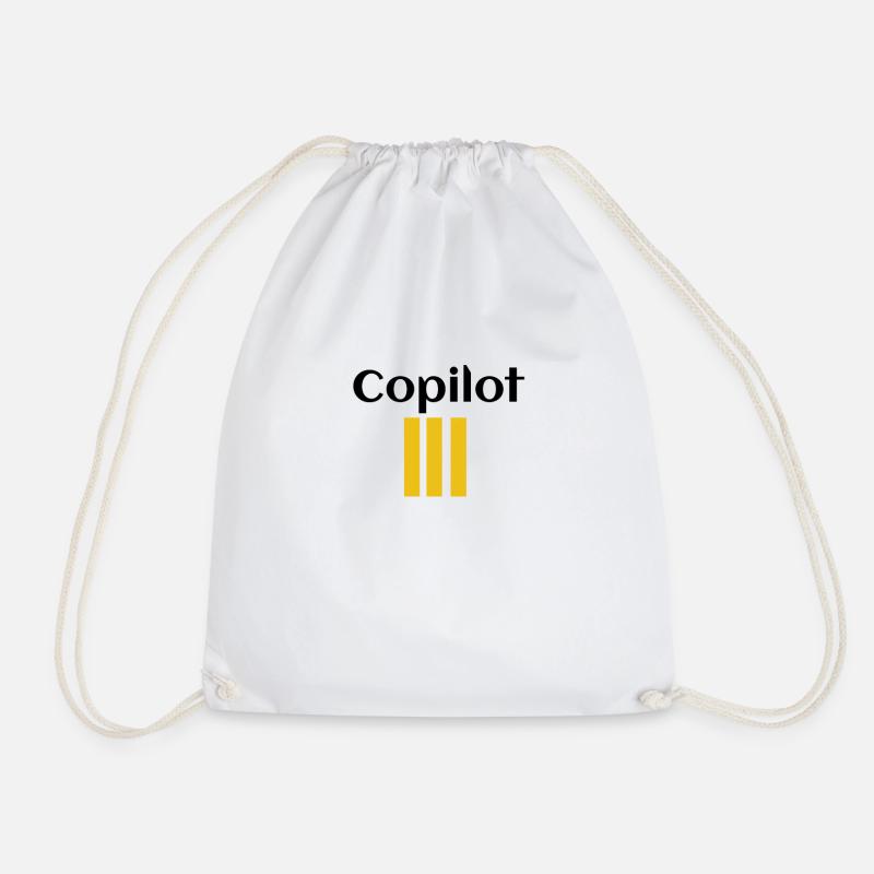 Copilot - Drawstring Bag - white