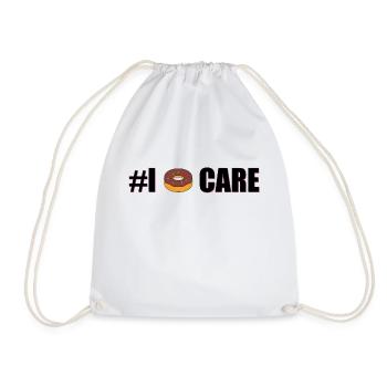 I Donut Care - Turnbeutel - Weiß - Vorne