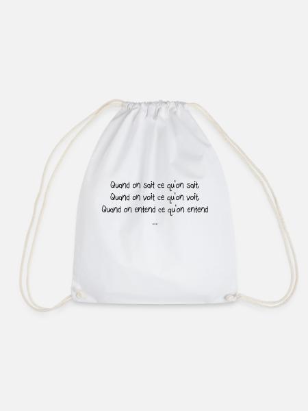 Citation - Sac de sport léger - blanc