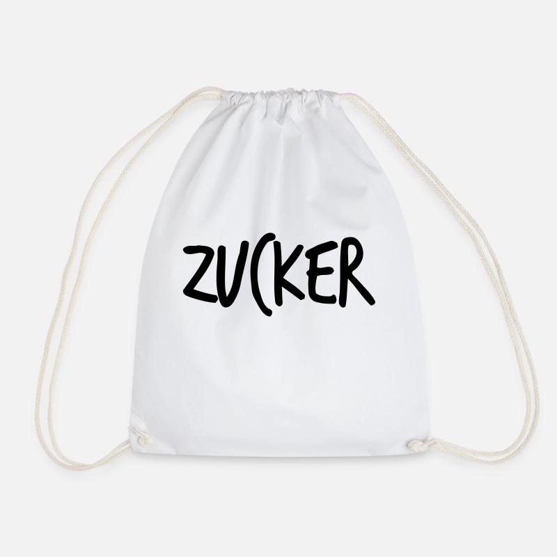 Partnerlook - Zimt und Zucker - Turnbeutel - Weiß