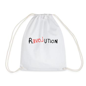 Amour de la révolution - Sac de sport léger - blanc - Devant