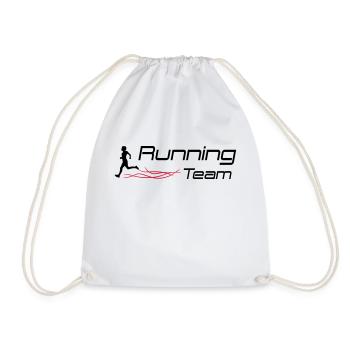 running team - Turnbeutel - Weiß - Vorne