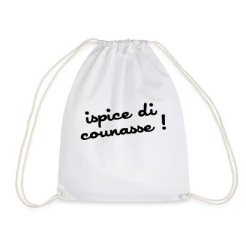 ispice di counasse ! - Sac de sport léger - blanc - Devant
