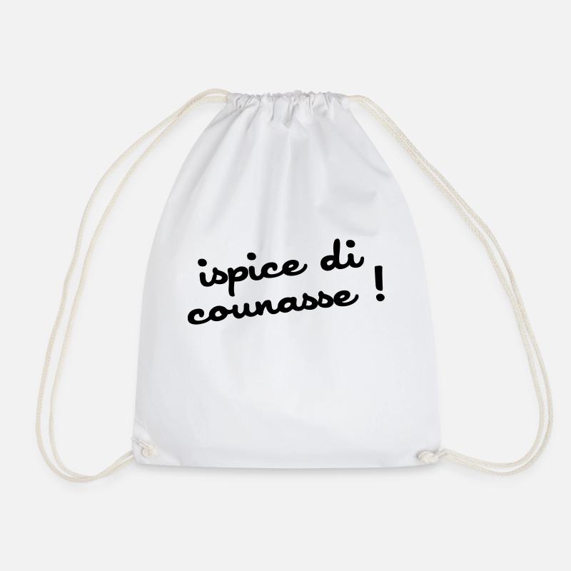 ispice di counasse ! - Sac de sport léger - blanc
