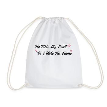 Stole My Heart - Sac de sport léger - blanc - Devant