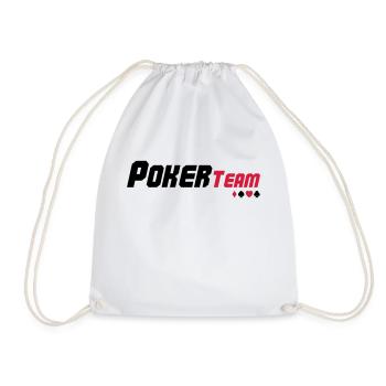 poker_team_02 - Turnbeutel - Weiß - Vorne