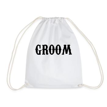 groom - Turnbeutel - Weiß - Vorne