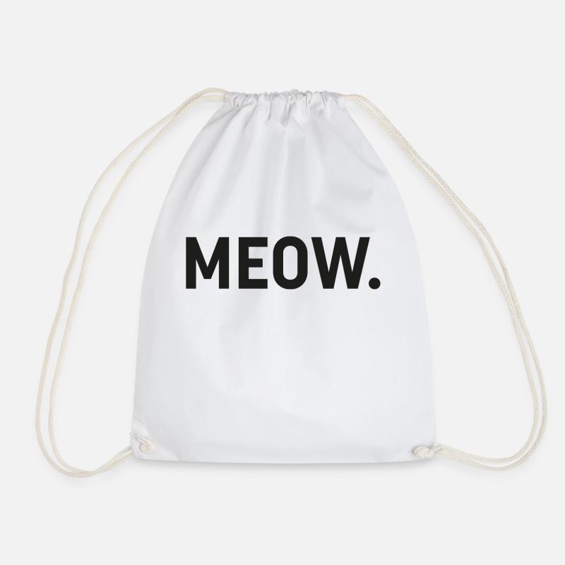 Meow - Turnbeutel - Weiß