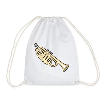 Trompette - Sac de sport léger - blanc - Devant