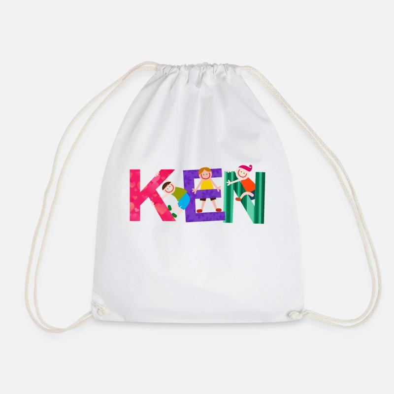 Ken - Turnbeutel - Weiß