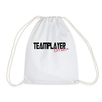 teamplayer extreme - Drawstring Bag - white - Front