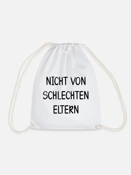 Nicht Von Schlechten Eltern - Turnbeutel - Weiß