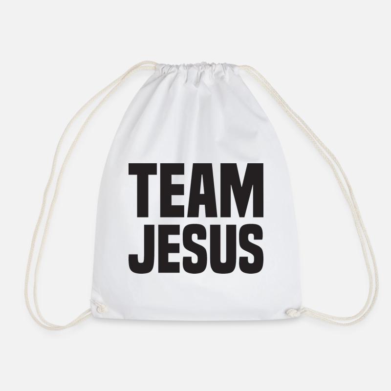 Team Jesus - Turnbeutel - Weiß