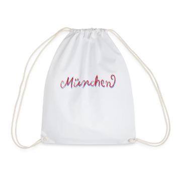 Munich - Drawstring Bag - white - Front