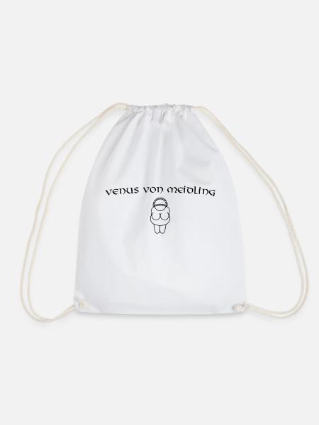 Venus von Meidling - Turnbeutel - Weiß