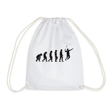 Joueur de badminton Fan de badminton Badminton - Sac de sport léger - blanc - Devant