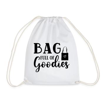 Bag Full Of Goodies - Turnbeutel - Weiß - Vorne