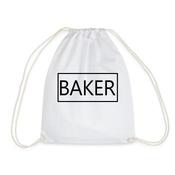 Baker Proud graduierter Baking Pastry Student - Turnbeutel - Weiß - Vorne