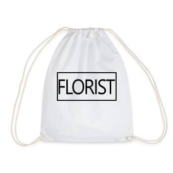 Fleuriste fière fleuriste diplômée Cadeau étudiant - Sac de sport léger - blanc - Devant