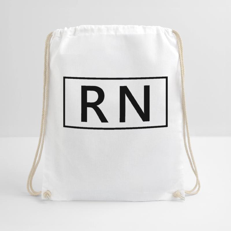 RN oder Registered Nurse Proud Graduated Nursing Turnbeutel