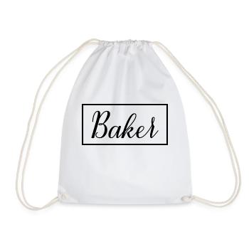 Baker Proud graduierter Baking Pastry Student - Turnbeutel - Weiß - Vorne