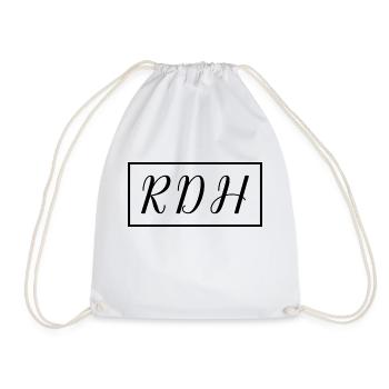 RDH Proud Registered Dental Hygienist Geschenk - Turnbeutel - Weiß - Vorne