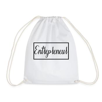 Entrepreneur Proud Graduated Entrepreneur Gift - Drawstring Bag - white - Front