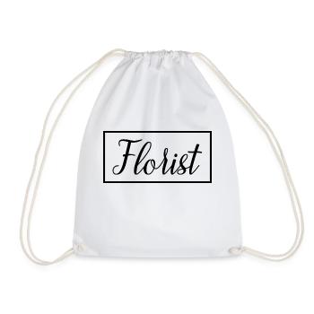 Fleuriste fière fleuriste diplômée Cadeau étudiant - Sac de sport léger - blanc - Devant