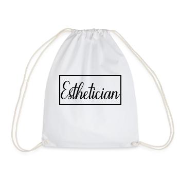 Cadeau d'esthéticienne diplômée fière d'esthéticienne - Sac de sport léger - blanc - Devant