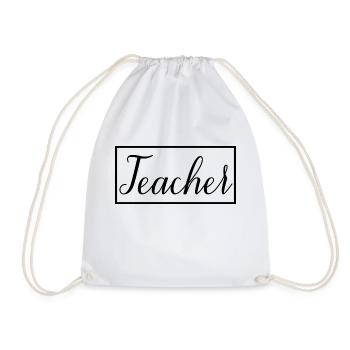 Enseignant fier de l’éducation graduée Cadeau de l’enseignant - Sac de sport léger - blanc - Devant