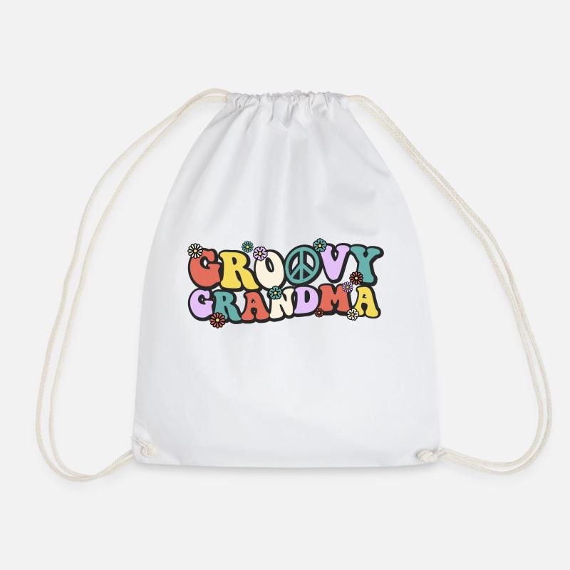 Groovy Grandma - Turnbeutel - Weiß